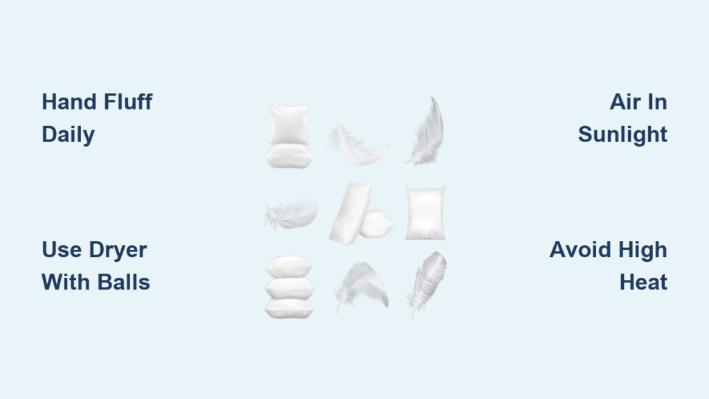 How to Fluff a Feather Pillow: Quick Tips